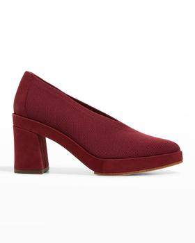 推荐Signy Knit Block-Heel Pumps商品