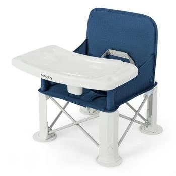 Hivvago | Portable Baby Booster Seat with Straps and Double Tray-Blue,商家Premium Outlets,价格¥416