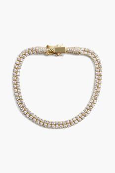 商品Kenneth Jay Lane | Gold-tone crystal bracelet,商家THE OUTNET US,价格¥494图片