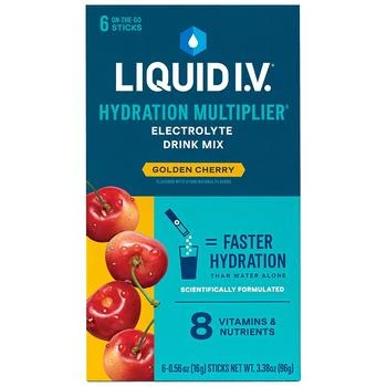 Liquid I.V. | Hydration Multiplier Electrolyte Drink Mix Golden Cherry, 6ct,商家Walgreens,价格¥88