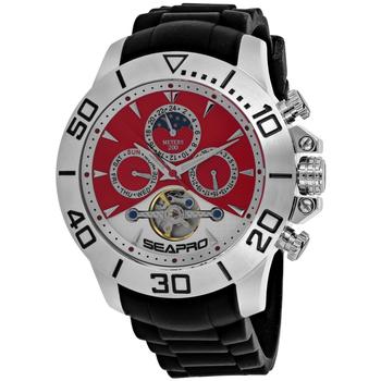 推荐Seapro Men's Red and white dial Watch商品