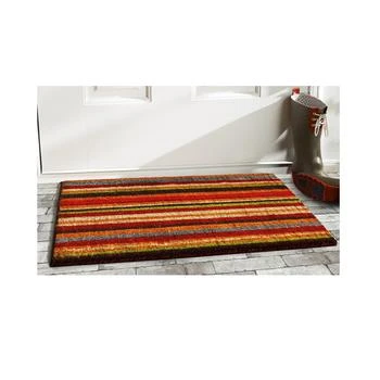 Palisades Stripe Natural Coir/Vinyl Doormat