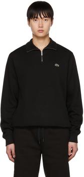Lacoste | Black Classic Half-Zip Sweater商品图片,7.9折