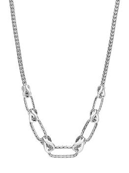 商品Classic Chain Sterling Silver Mixed-Link Chain Necklace图片