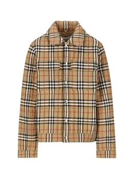 Burberry | Burberry Kids Vintage Check-Pattern Long-Sleeved Jacket,商家Cettire,价格¥3085