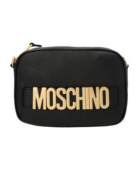 Moschino | Logo Leather Crossbody Strap.商品图片,