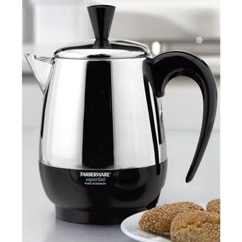 Farberware | 2-4 Cup Electric Percolator, Stainless Steel, FCP240,商家Macy's,价格¥442