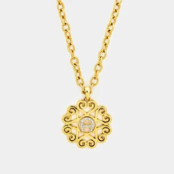 推荐Aigner Crystal Gold Tone Necklace商品