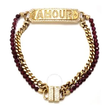 apm Monaco | Amour Chain And Bead Crystal Bracelet,商家Jomashop,价格¥1192
