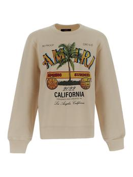 amiri衬衫真假, AMIRI | Amiri Graphic-Print Crewneck Sweatshirt - L商品图片 7折