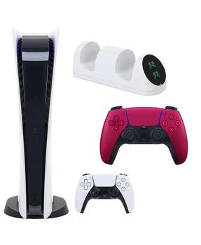 SONY | PS5 Digital Console with Extra Red Dualsense Controller and Dual Charging Dock,商家Bloomingdale's,价格¥5383