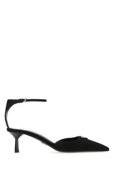 Prada | PRADA heeled shoes in black suede商品图片,