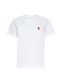 AMI | 女式 徽标刺绣 圆领T恤商品图片,8.4折起