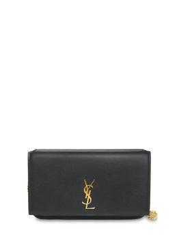 Yves Saint Laurent | Monogram Leather Phone Holder W/strap商品图片,
