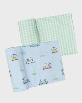 Angel Dear | Boy's Golf 2-Piece Blanket Set,商家Neiman Marcus,价格¥454
