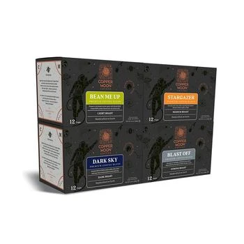 Copper Moon Coffee | Single Serve Coffee Pods for Keurig K Cup Brewers, Out of This World Blends Variety Pack, 48 Count,商家Macy's,价格¥253