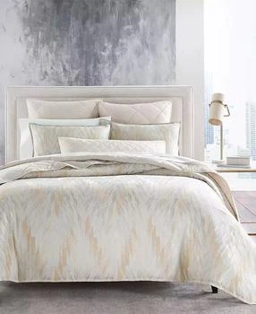 Hotel Collection | Textured Chevron 3-Pc. Duvet Cover Set, Full/Queen, Exclusively at Macy’s,商家Macy's,价格¥1286