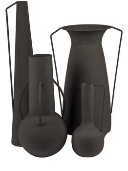 POLSPOTTEN | Set Of 4 Roman Black Vases,商家LUISAVIAROMA,价格¥1437