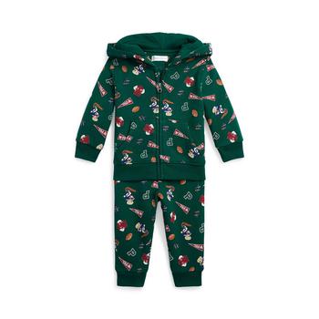 Ralph Lauren | Baby Boys Football Polo Bear Hoodie and Pants Set商品图片,