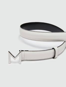推荐Boario Monochrome Belt in White商品