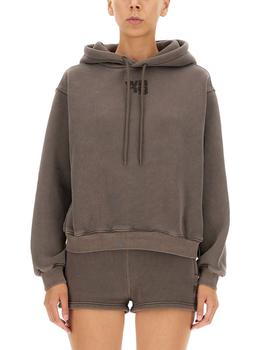 alexander wang卫衣, Alexander Wang | T By Alexander Wang Women's Brown Other Materials Sweatshirt商品图片 