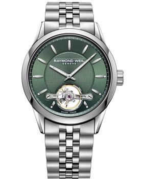 雷蒙威是什么牌子, Raymond Weil | Raymond Weil Freelancer Automatic Green Dial Stainless Steel Men's Watch 2780-ST-52001商品图片 7折