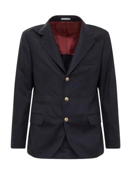 brunello cucinelli jacket, Brunello Cucinelli | Brunello Cucinelli Buttoned Single-Breasted Jacket商品图片 8.1折