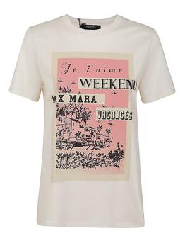 商品Weekend Max Mara | Weekend Max Mara Murano Crewneck T-Shirt,商家Cettire,价格¥478图片