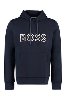 Hugo Boss | Hugo Boss Logo Print Drawstring Hoodie商品图片,4.7折起