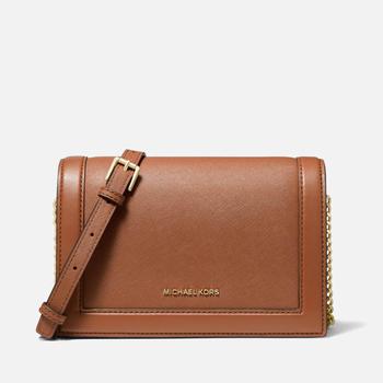 michael kors包行李箱, Michael Kors | MICHAEL Michael Kors Women's Jet Set Large Fullflip Chain Cross Body Bag - Luggage商品图片 6折
