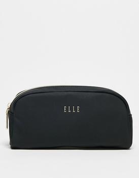 商品Elle logo cosmetics make up bag in black图片