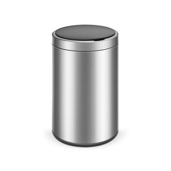 商品Mega Casa | 3.2 Gal./12 Liter Stainless Steel Round Motion Sensor Trash Can for Bathroom and Office,商家Macy's,价格¥371图片