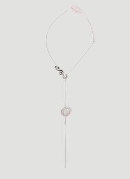 推荐Marble Suspension Necklace in Silver商品