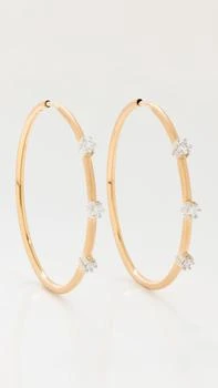 Jade Trau | Two Tone Small Penelope Plié Hoops,商家Shopbop,价格¥35600