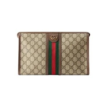Gucci | GUCCI 男士卡其色手拿包 598234-96IWT-8745,商家Beyond Chinalux,价格¥8523
