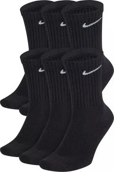 Nike Kids' Everyday Cushioned Crew Socks - 6 Pack,价格$26.60