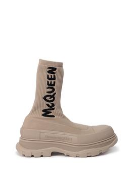 推荐Alexander McQueen `Tread Slick` Ankle Boot商品