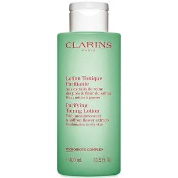 Clarins | Purifying Toning Lotion With Meadowsweet Luxury Size, 13.5 oz. 