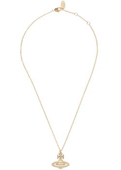 推荐Hermine Bas Relief orb gold-tone necklace商品