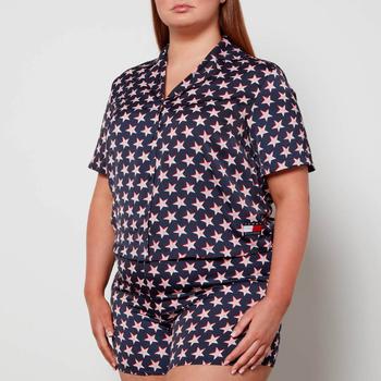 Tommy Hilfiger | Tommy Hilfiger Women's Star Lace PJ Shirt Curve - Offset Star商品图片,4折