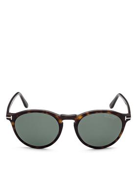 tom ford墨镜评价, Tom Ford | Men's Aurele Round Sunglasses, 52mm商品图片 