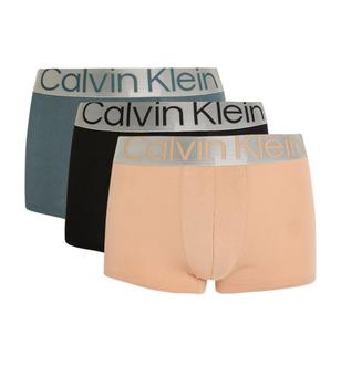ck内裤男推荐, Calvin Klein | Reconsidered Steel Trunks (Pack of 3)商品图片 