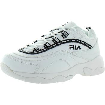 推荐Fila Womens Ray Repeat Faux Leather Active Fashion Sneakers商品