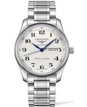 Longines Master Collection Automatic 40mm White Dial Stainless Steel Men's Watch L2.910.4.78.6,价格$1745