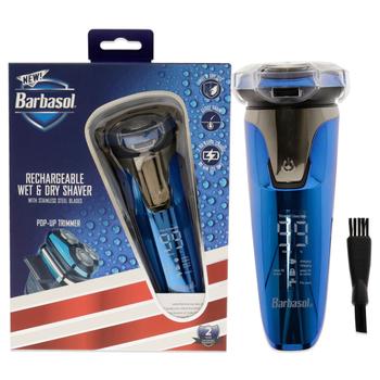 商品Barbasol | Wet and Dry Compact Size Foil Shaver - Black-Blue by Barbasol for Men - 1 Pc Shaver,商家Premium Outlets,价格¥137图片