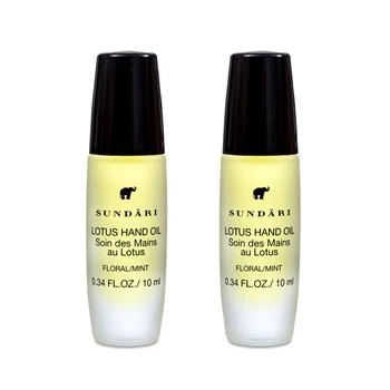 SUNDÃRI | Sundari Lotus Oil Hand And Cuticle Treatment - 2 Pack,商家Macy's,价格¥151