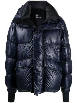 moncler羽绒服, Moncler | MONCLER GRENOBLE velcro logo puffer jacket navy商品图片 