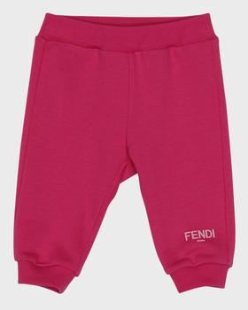 商品Fendi | Boy's Logo-Print Sweatpants, Size 3M-24M,商家Neiman Marcus,价格¥2173图片
