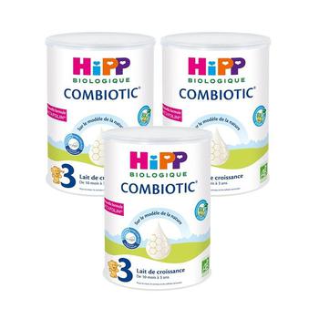 商品欧洲直邮Hipp喜宝COMBIOTIK法国版有机益生菌奶粉3段10-36个月3罐图片