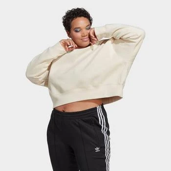 Adidas | Women's adidas Originals adicolor Essentials Crew Long Sleeve Sweatshirt (Plus Size) 